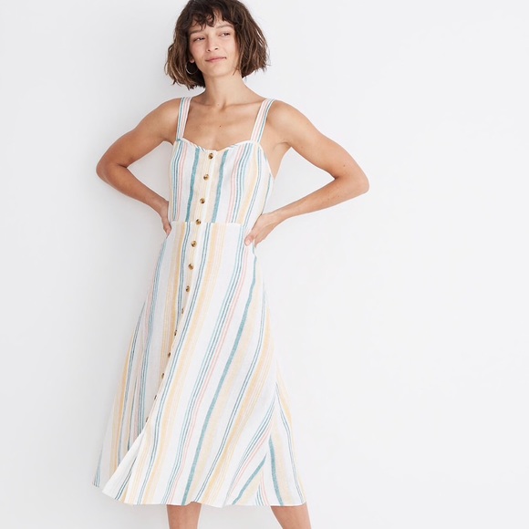 poshmark linen dress